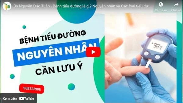 Bs Nguyễn Đức Tuân - Bệnh tiểu đường là gì? Nguyên nhân và Các loại tiểu đường cần lưu ý
